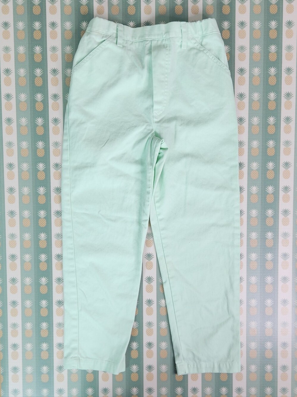 Bella Bliss Mint Green Pull On  Straight Pants